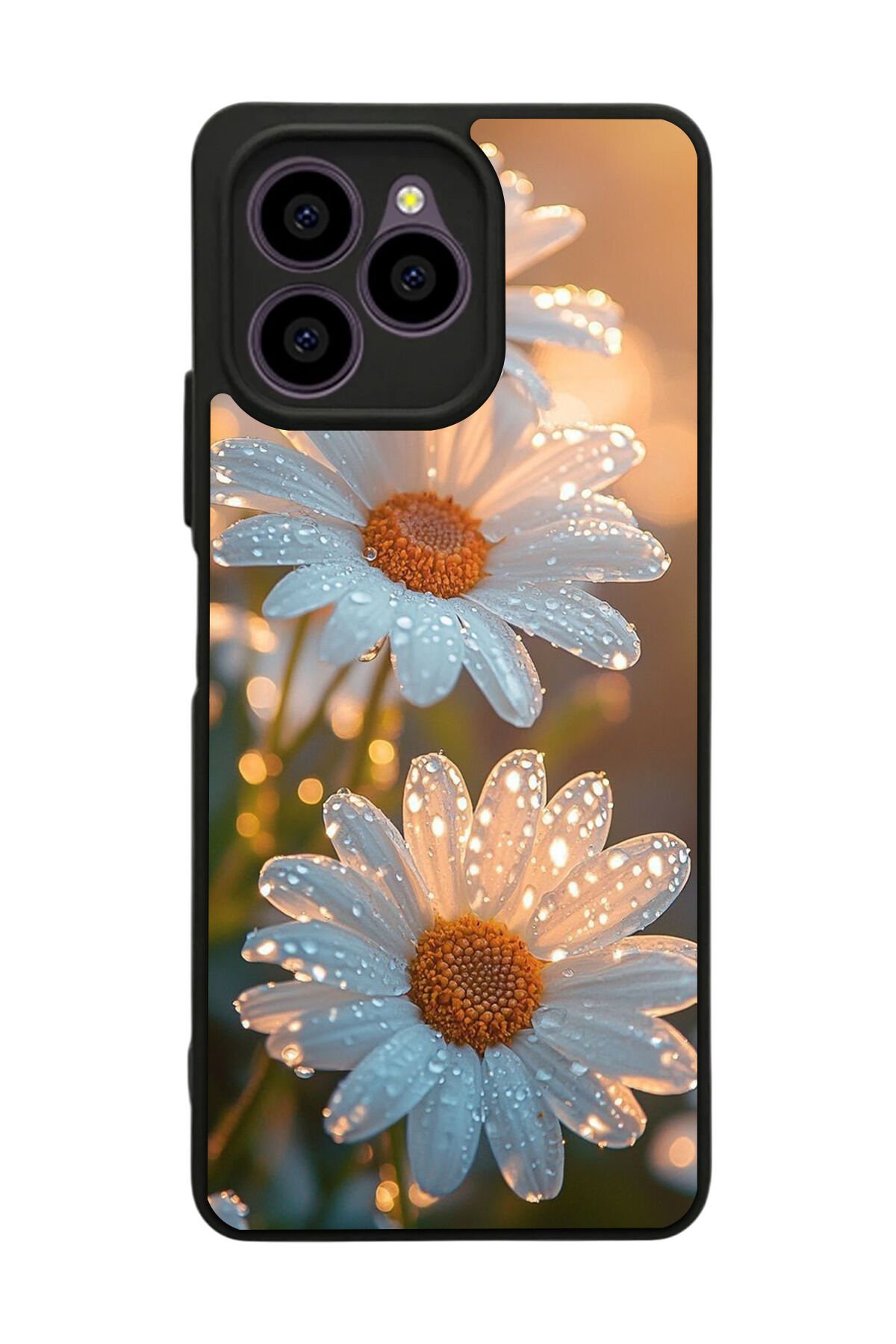 Omix X6 Uyumlu Cicek Tasarımlı Glossy Premium Kılıf
