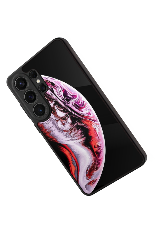 Samsung Galaxy S26 Ultra Uyumlu Ay Tasarımlı Glossy Premium Kılıf