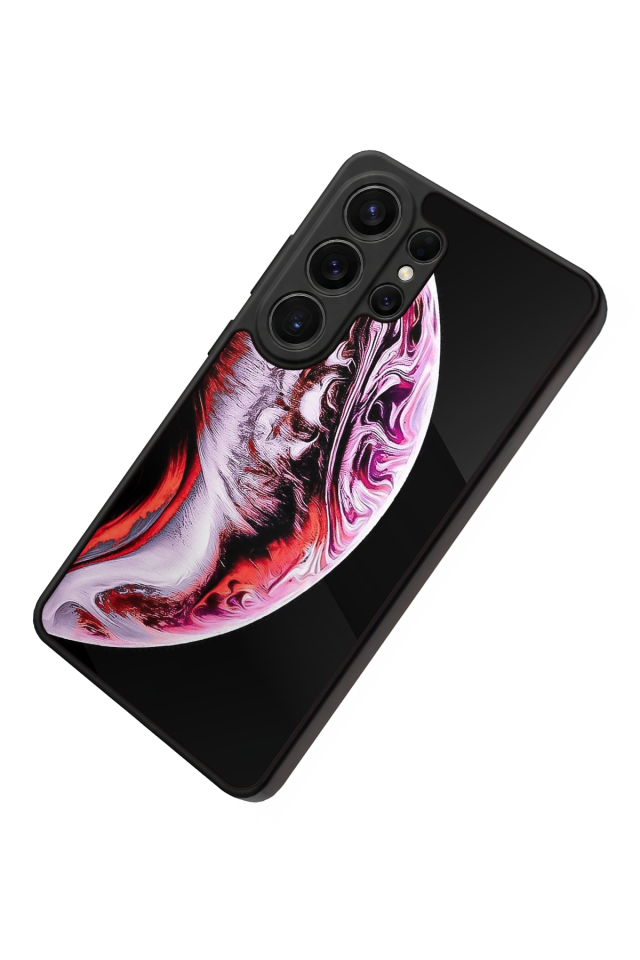 Samsung Galaxy S26 Ultra Uyumlu Ay Tasarımlı Glossy Premium Kılıf