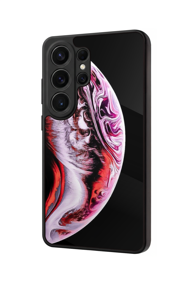 Samsung Galaxy S26 Ultra Uyumlu Ay Tasarımlı Glossy Premium Kılıf