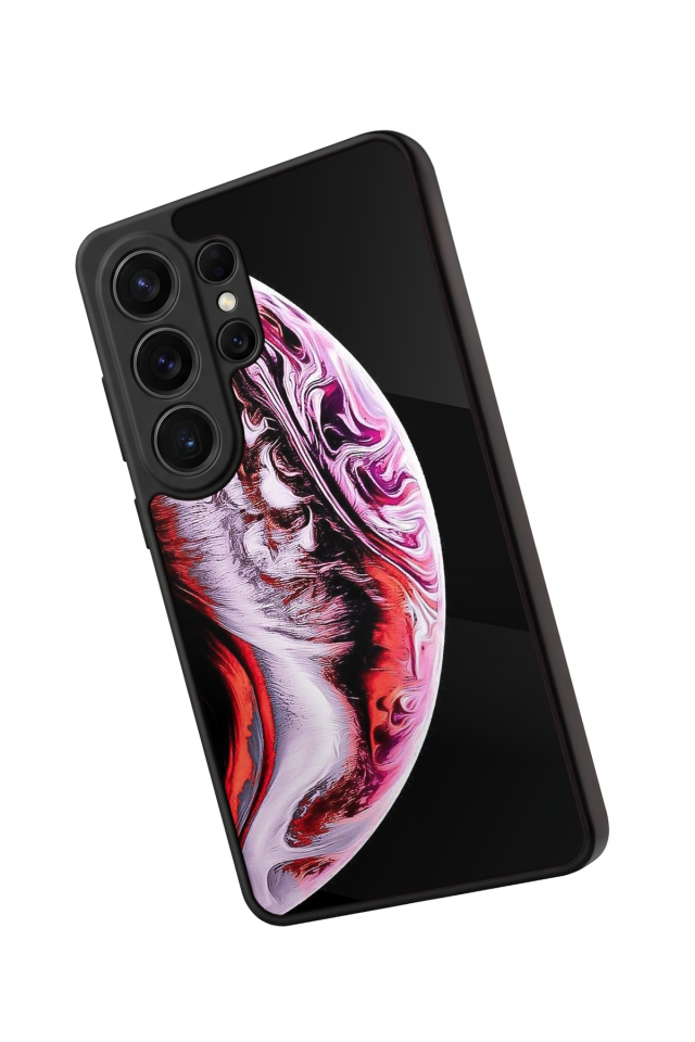 Samsung Galaxy S26 Ultra Uyumlu Ay Tasarımlı Glossy Premium Kılıf