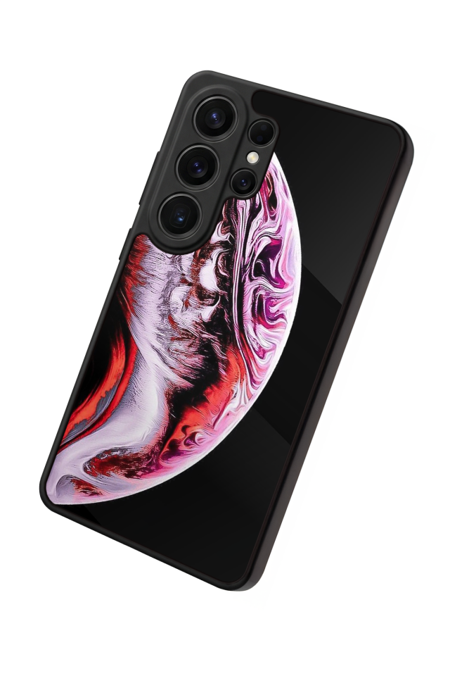 Samsung Galaxy S26 Ultra Uyumlu Ay Tasarımlı Glossy Premium Kılıf