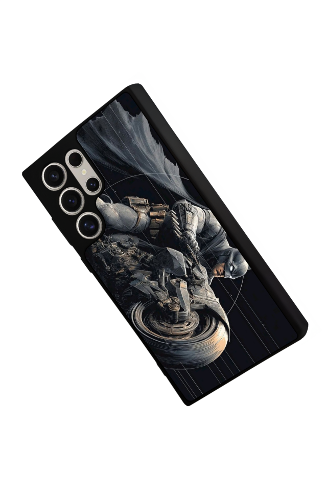 Samsung Galaxy S23 Ultra Uyumlu Batman Tasarımlı Glossy Premium Kılıf