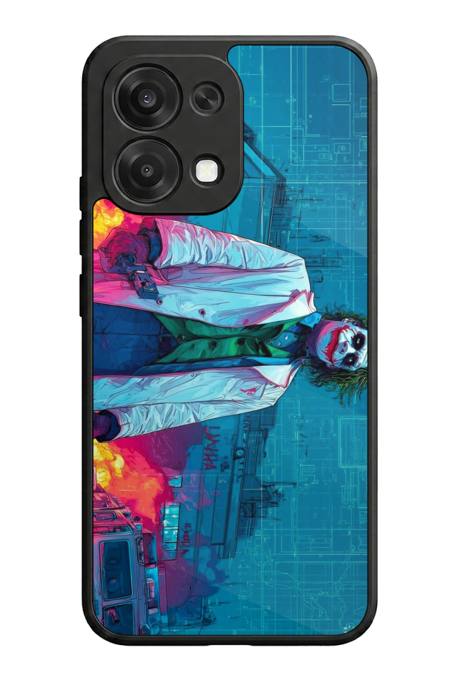 Oppo A6 Pro Uyumlu Joker Tasarımlı Glossy Premium Kılıf
