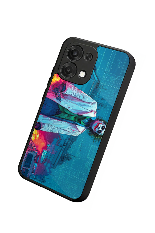 Oppo A6 Pro Uyumlu Joker Tasarımlı Glossy Premium Kılıf