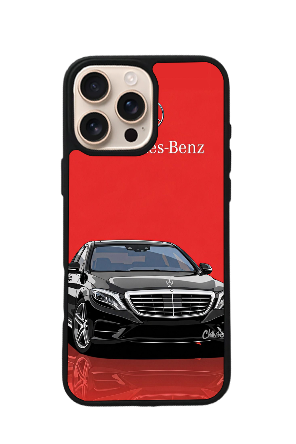 iPhone 16 Pro Uyumlu Mercedes Tasarımlı Glossy Premium Kılıf