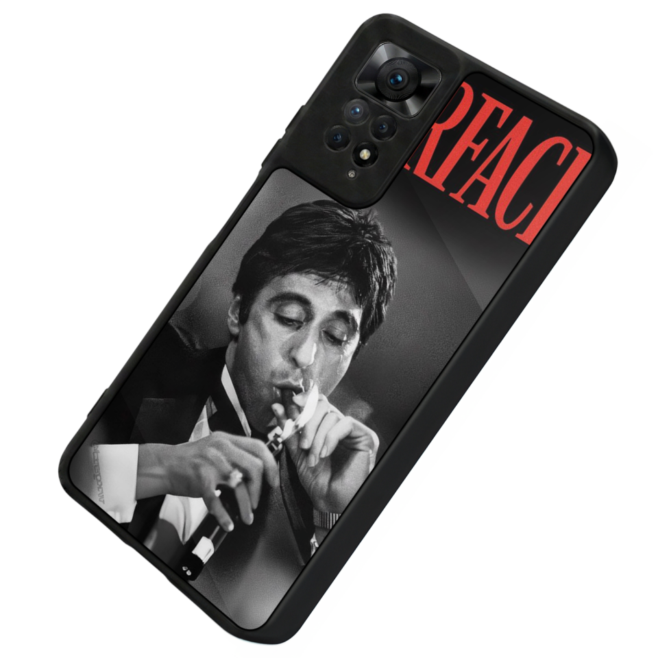Xiaomi Redmi Note 12 Pro Uyumlu Scarface Tasarımlı Glossy Premium Kılıf