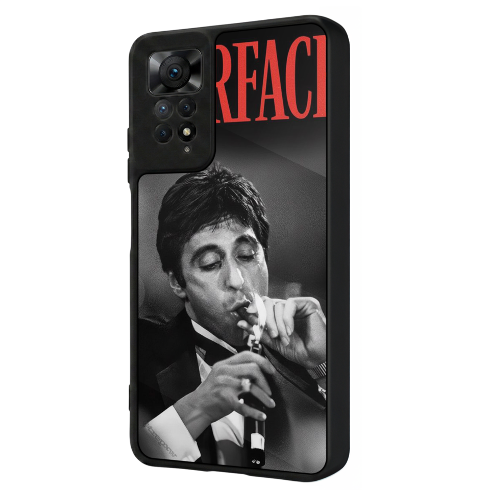 Xiaomi Redmi Note 12 Pro Uyumlu Scarface Tasarımlı Glossy Premium Kılıf