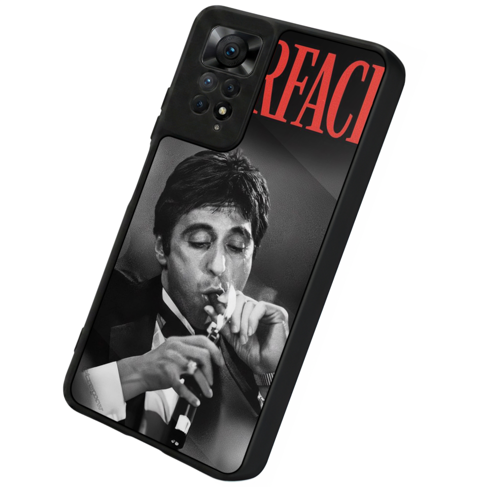 Xiaomi Redmi Note 12 Pro Uyumlu Scarface Tasarımlı Glossy Premium Kılıf