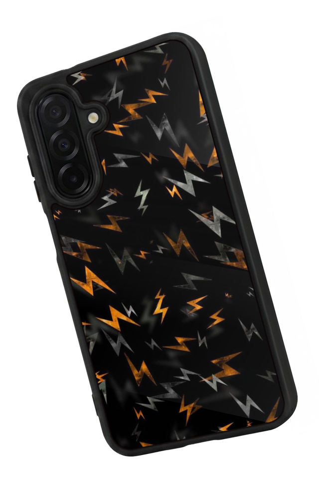 Samsung Galaxy A26 Uyumlu Simsek Tasarımlı Glossy Premium Kılıf