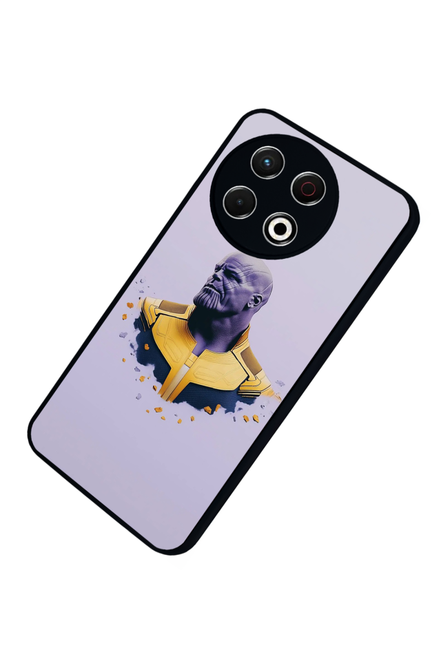 Tecno Spark 30 Pro Uyumlu Thanos Tasarımlı Glossy Premium Kılıf