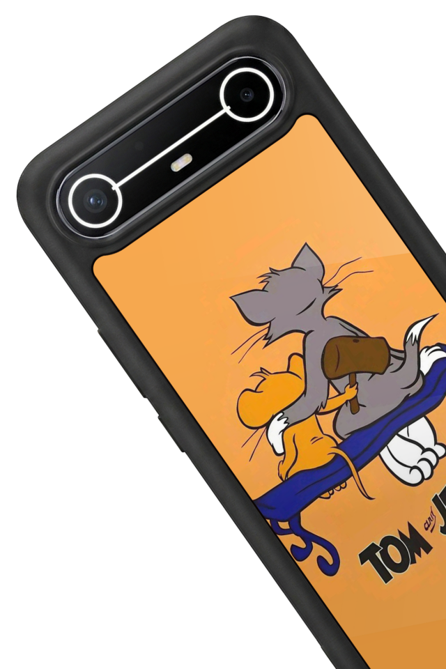 Tecno Spark Slim 5G Uyumlu Tom And Jerry Tasarımlı Glossy Premium Kılıf