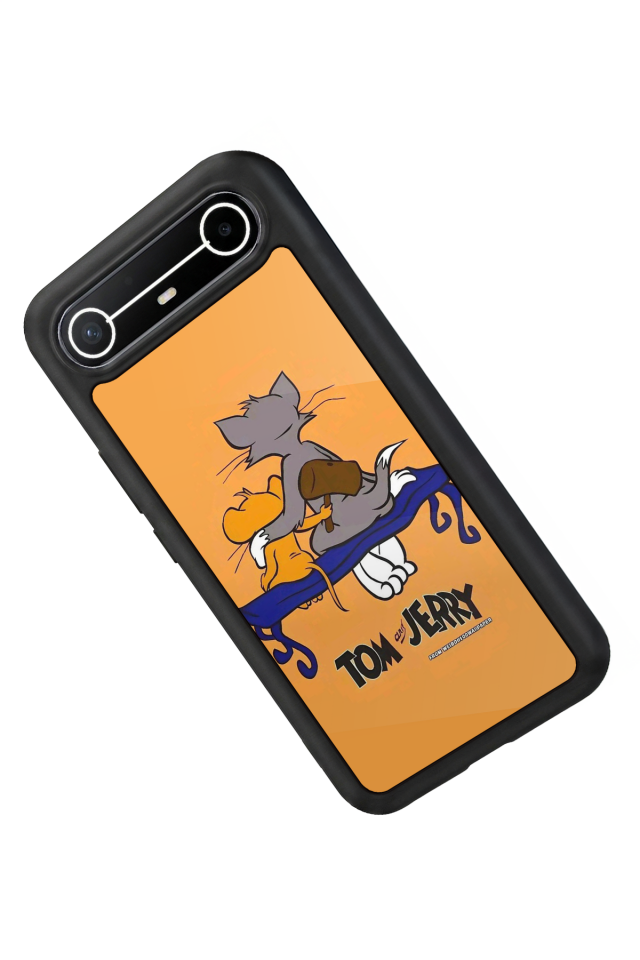 Tecno Spark Slim 5G Uyumlu Tom And Jerry Tasarımlı Glossy Premium Kılıf