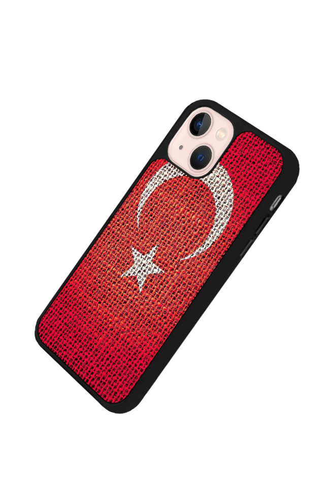 iPhone 14 Plus Uyumlu Türk Bayragi Tasarımlı Glossy Premium Kılıf