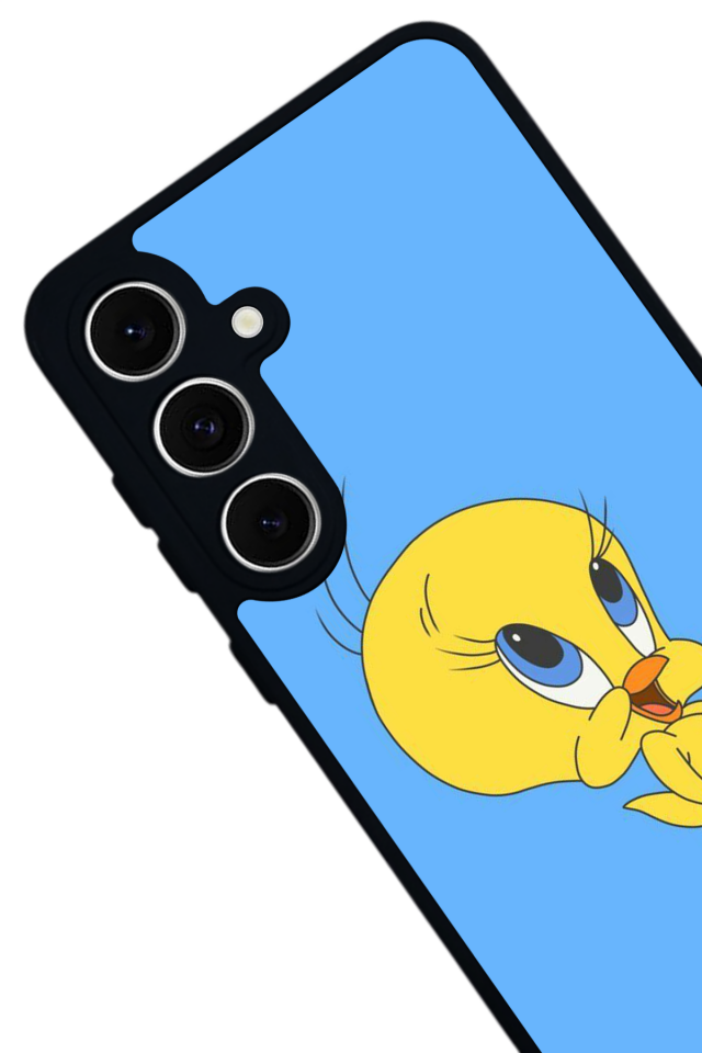Samsung Galaxy A16 Uyumlu Tweety Tasarımlı Glossy Premium Kılıf