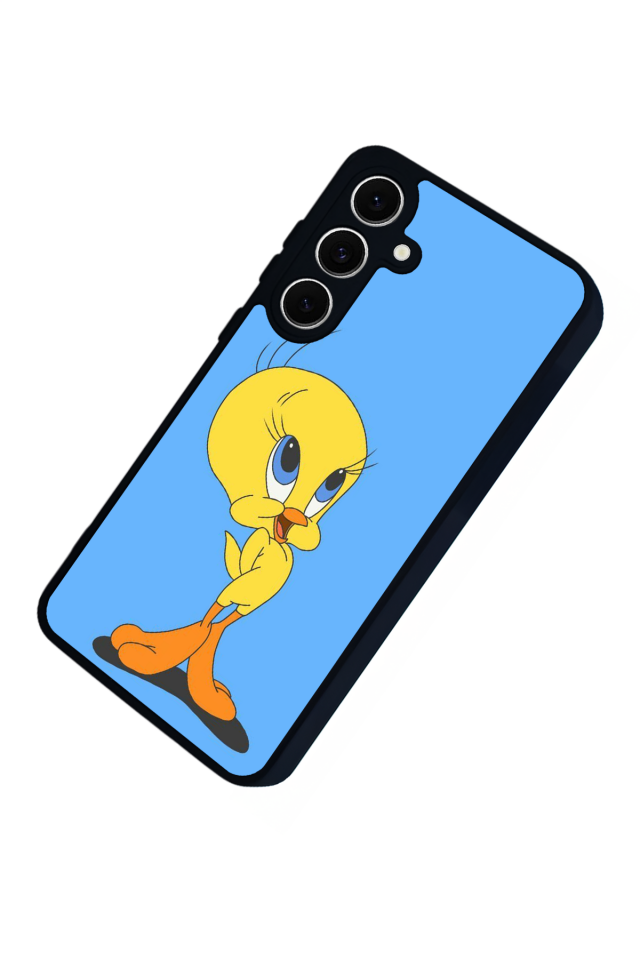 Samsung Galaxy A16 Uyumlu Tweety Tasarımlı Glossy Premium Kılıf