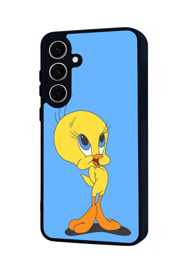 Samsung Galaxy A16 Uyumlu Tweety Tasarımlı Glossy Premium Kılıf
