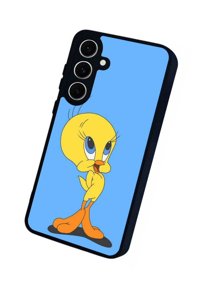 Samsung Galaxy A16 Uyumlu Tweety Tasarımlı Glossy Premium Kılıf