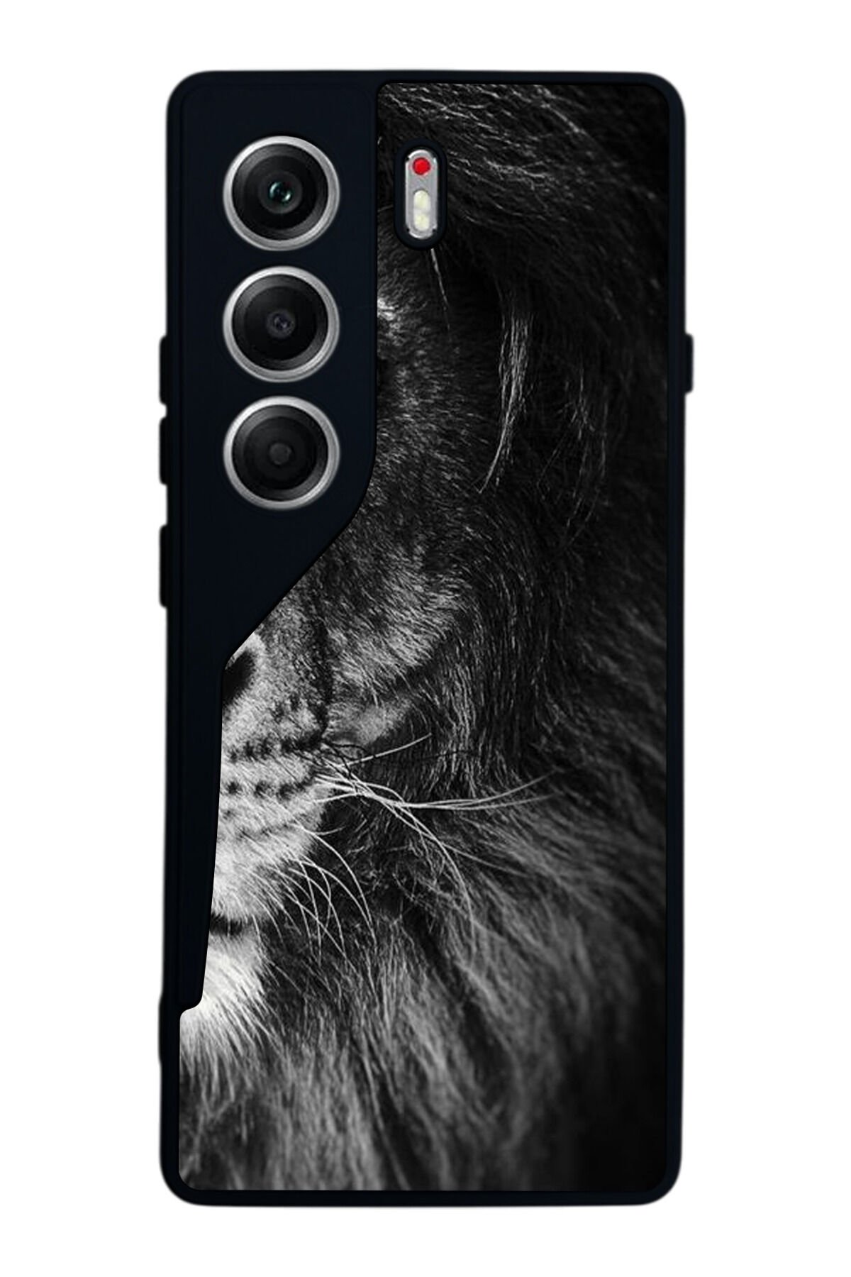 Tecno Camon 40 Uyumlu Aslan Tasarımlı Glossy Premium Kılıf