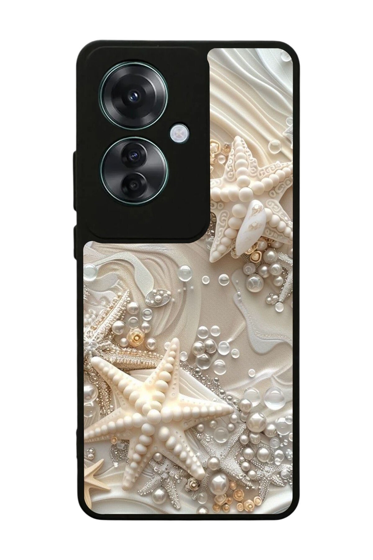 Oppo Reno 11F Uyumlu İnci Tasarımlı Glossy Premium Kılıf