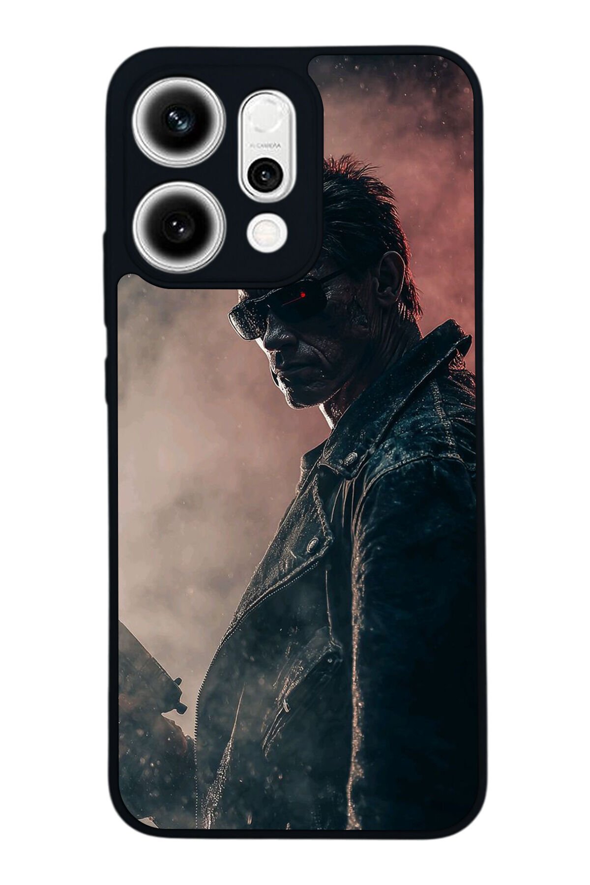 Oppo Reno 14 Uyumlu Terminator Tasarımlı Glossy Premium Kılıf