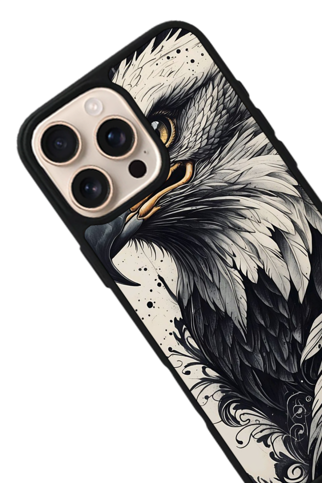 iPhone 15 Pro Uyumlu Besiktas Tasarımlı Glossy Premium Kılıf
