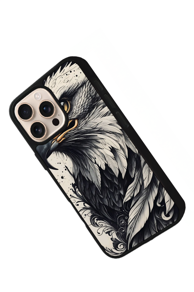 iPhone 15 Pro Uyumlu Besiktas Tasarımlı Glossy Premium Kılıf