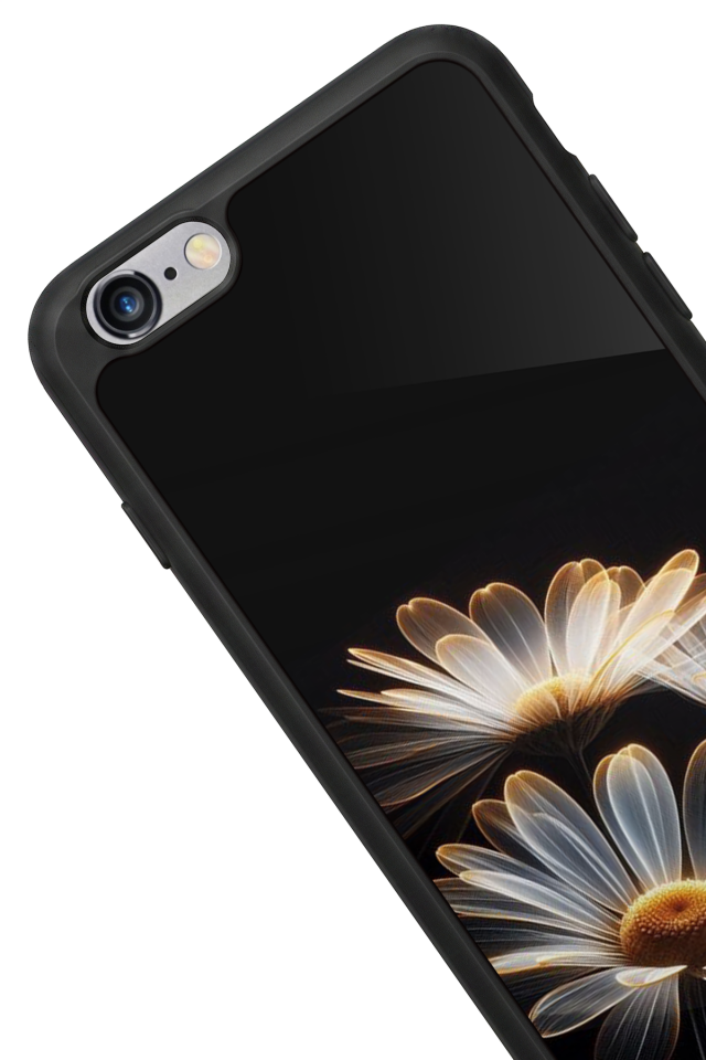 iPhone 6 Plus Uyumlu Cicek Tasarımlı Glossy Premium Kılıf