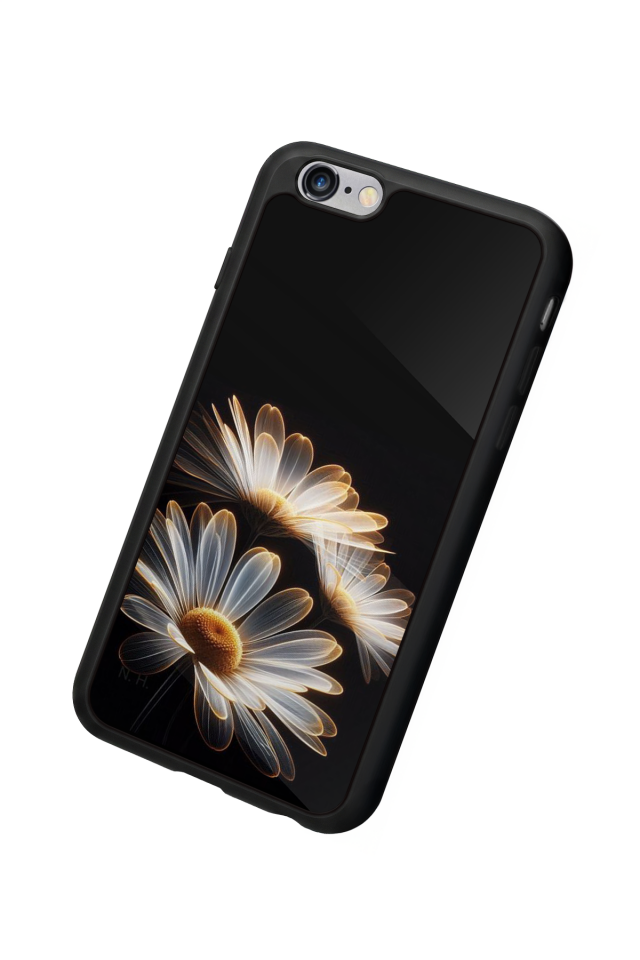 iPhone 6 Plus Uyumlu Cicek Tasarımlı Glossy Premium Kılıf