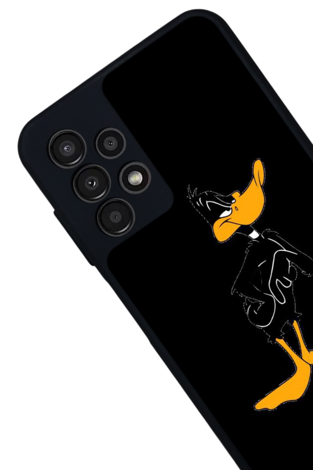 Samsung Galaxy A23 Uyumlu Daffy duck Tasarımlı Glossy Premium Kılıf