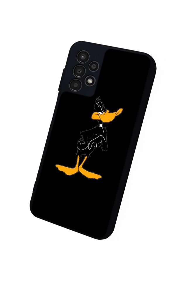 Samsung Galaxy A23 Uyumlu Daffy duck Tasarımlı Glossy Premium Kılıf