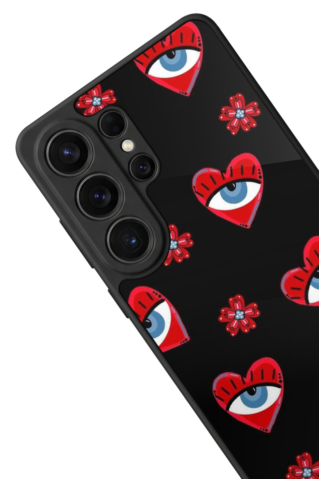 Samsung Galaxy S26 Ultra Uyumlu Göz Tasarımlı Glossy Premium Kılıf