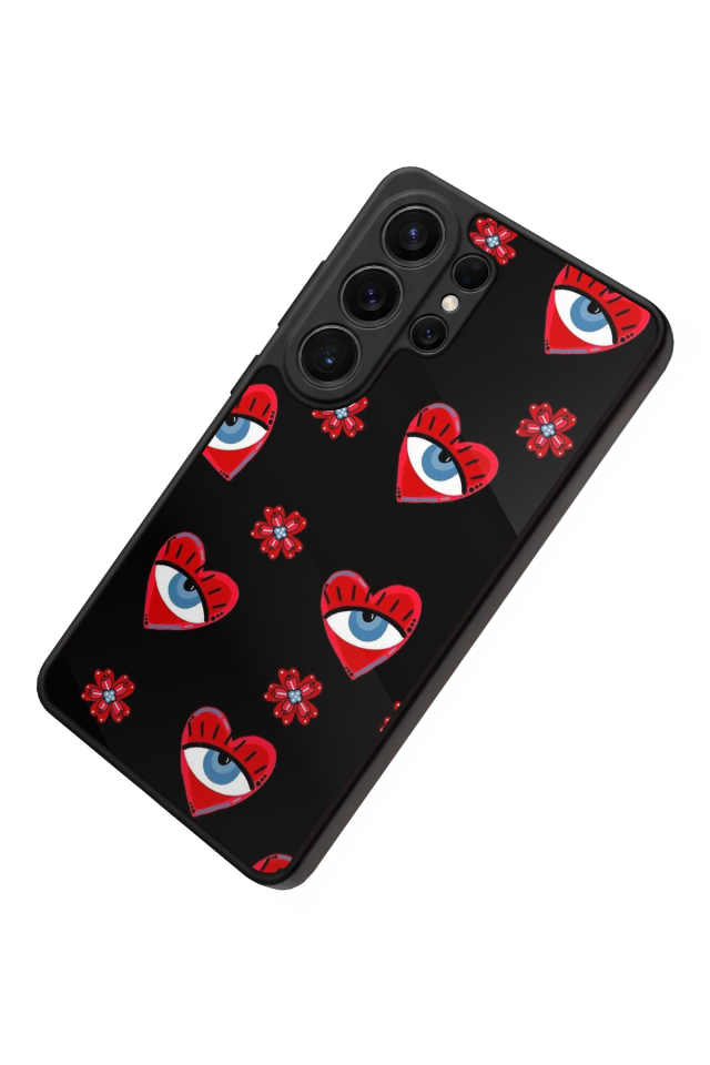 Samsung Galaxy S26 Ultra Uyumlu Göz Tasarımlı Glossy Premium Kılıf