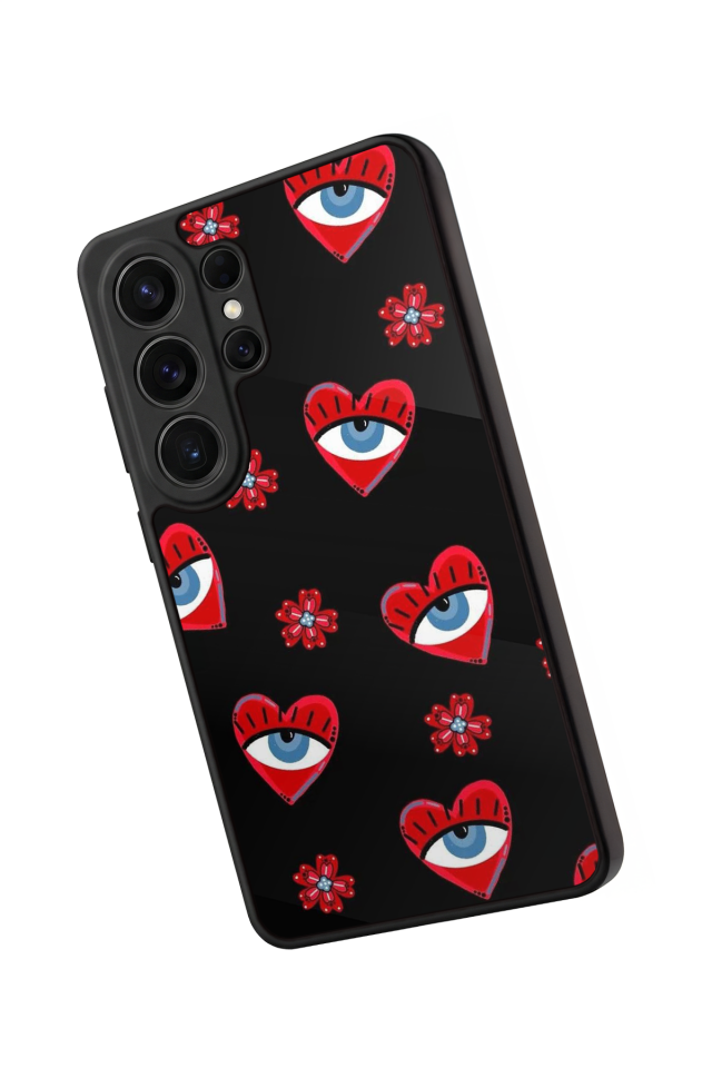 Samsung Galaxy S26 Ultra Uyumlu Göz Tasarımlı Glossy Premium Kılıf