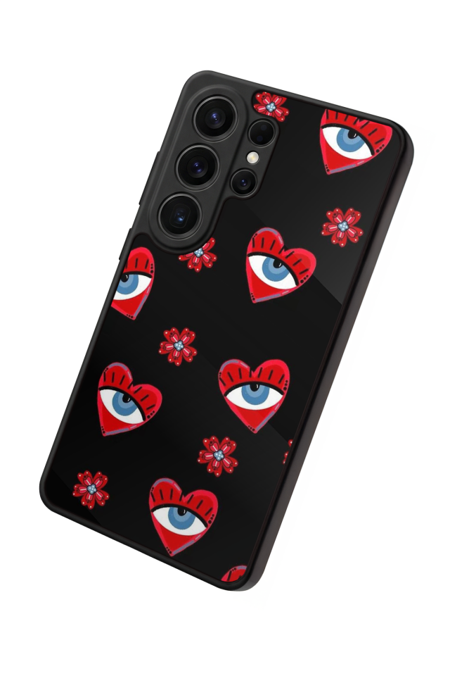 Samsung Galaxy S26 Ultra Uyumlu Göz Tasarımlı Glossy Premium Kılıf