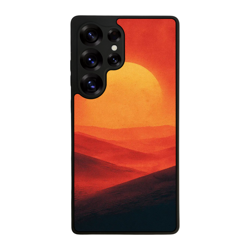 Samsung Galaxy S25 Ultra Uyumlu Güneş Tasarımlı Glossy Premium Kılıf