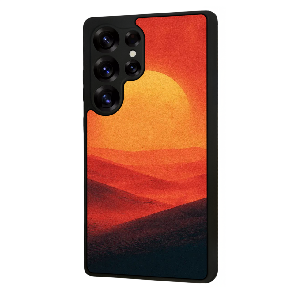 Samsung Galaxy S25 Ultra Uyumlu Güneş Tasarımlı Glossy Premium Kılıf