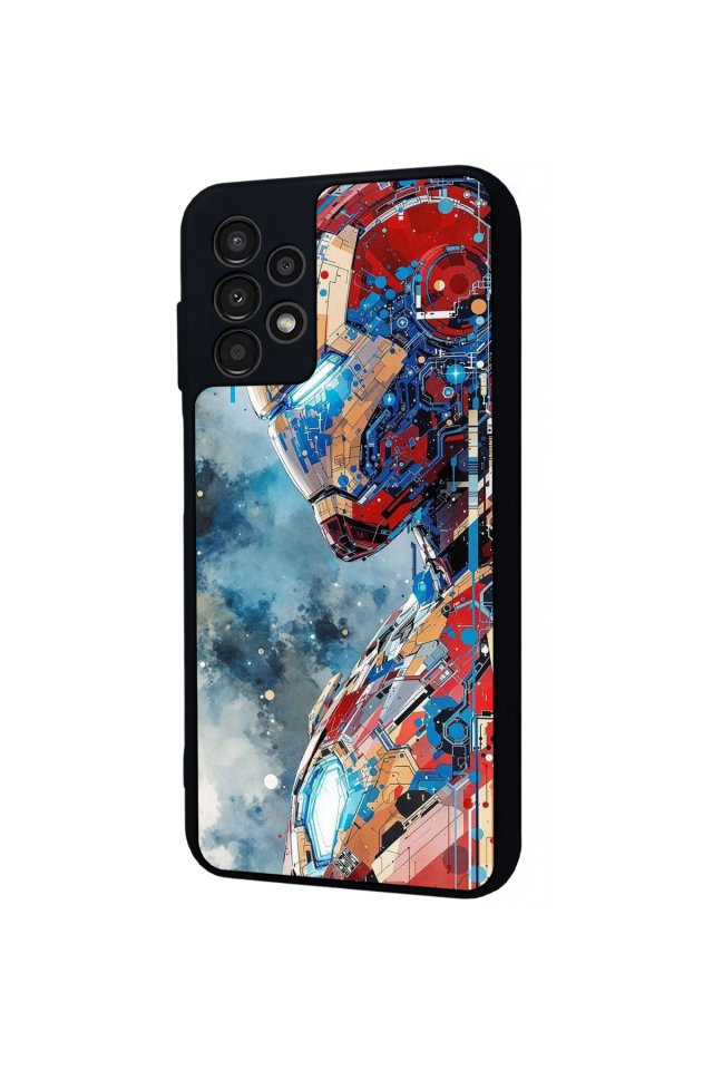 Samsung Galaxy A13 Uyumlu Iron Man ( Demir Adam ) Tasarımlı Glossy Premium Kılıf
