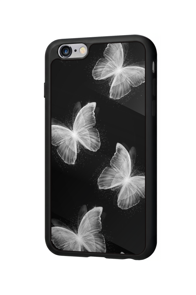 iPhone 6s Plus Uyumlu Kelebek Tasarımlı Glossy Premium Kılıf