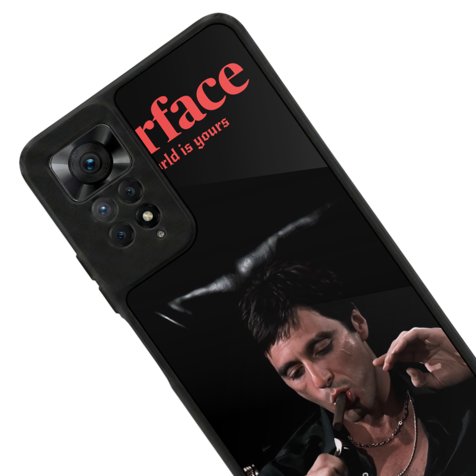 Xiaomi Redmi Note 12 Pro Uyumlu Scarface Tasarımlı Glossy Premium Kılıf