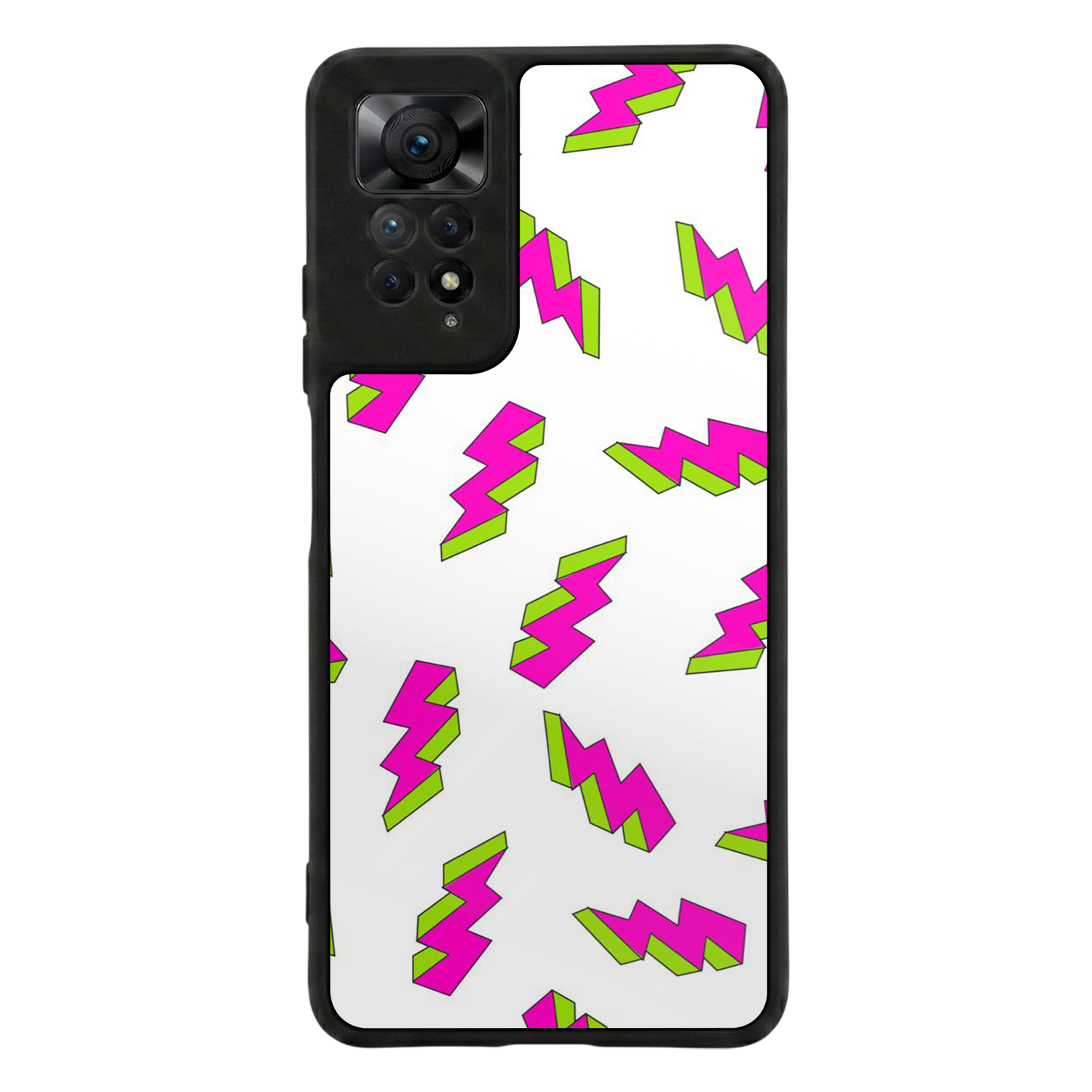 Xiaomi Redmi Note 12 Pro Uyumlu Simsek Tasarımlı Glossy Premium Kılıf