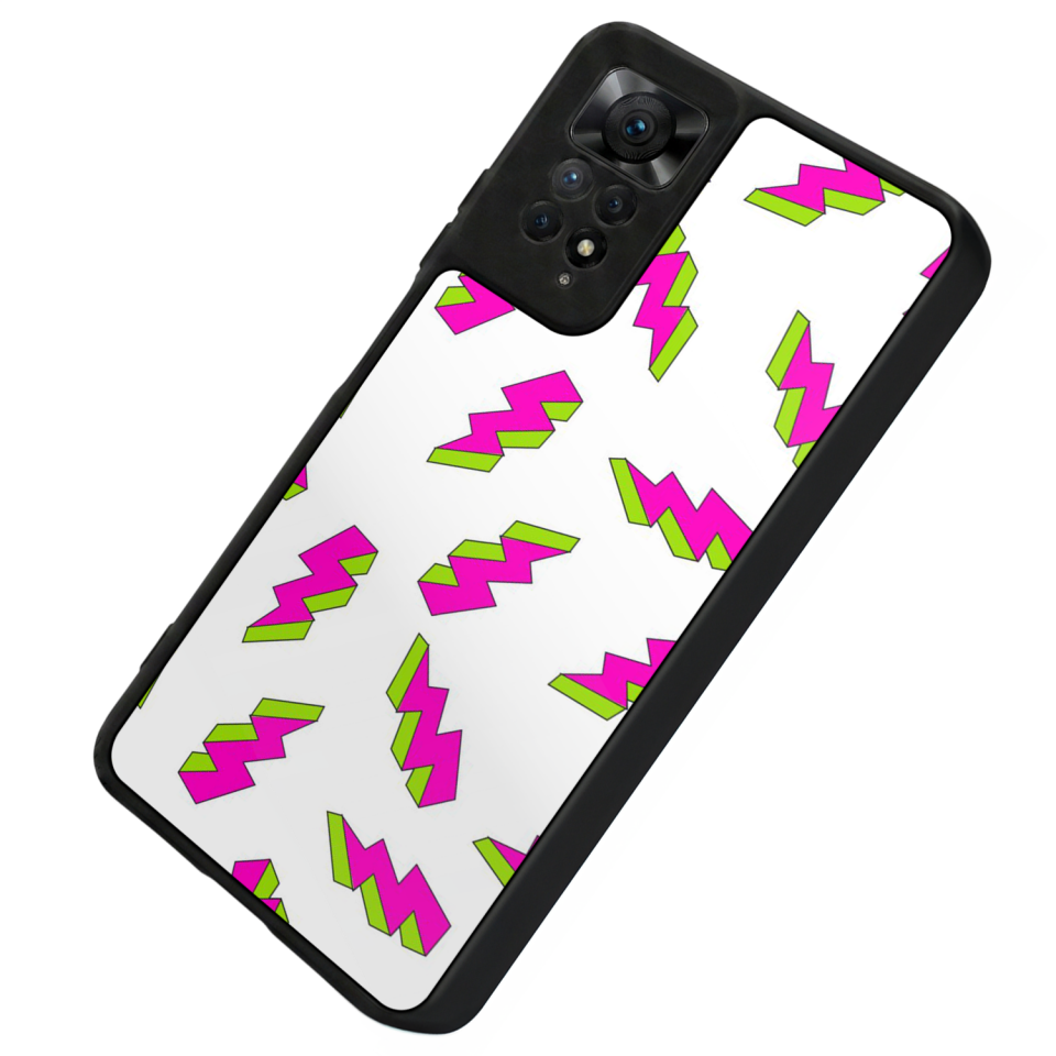 Xiaomi Redmi Note 12 Pro Uyumlu Simsek Tasarımlı Glossy Premium Kılıf