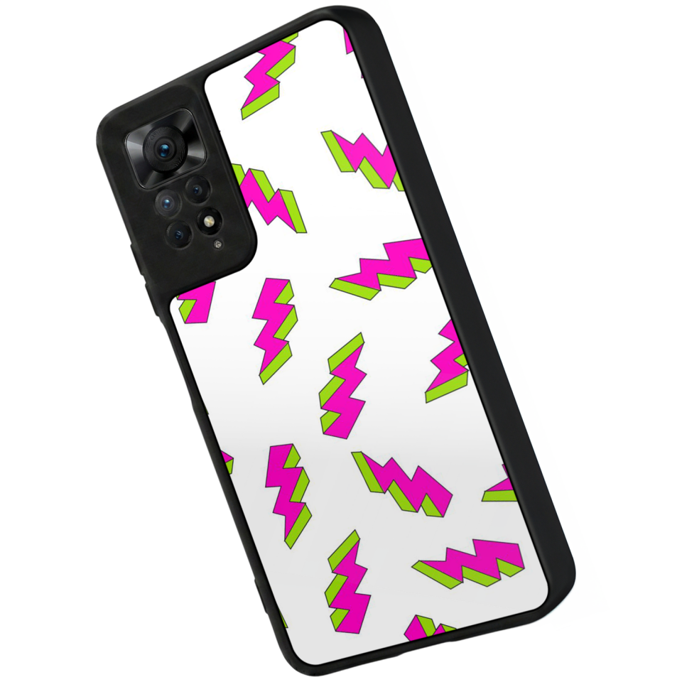 Xiaomi Redmi Note 12 Pro Uyumlu Simsek Tasarımlı Glossy Premium Kılıf