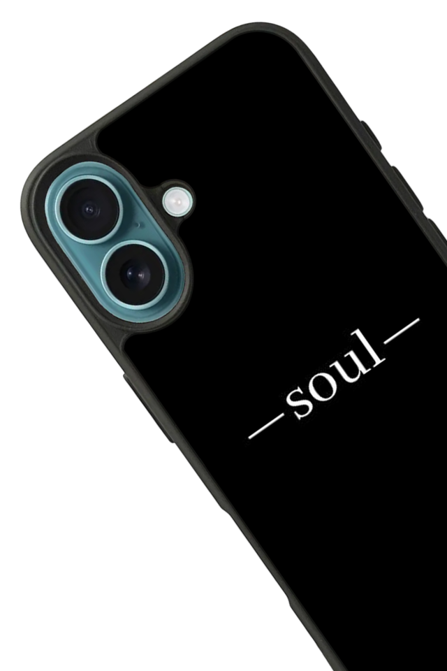 iPhone 16 Plus Uyumlu SOUL Tasarımlı Glossy Premium Kılıf