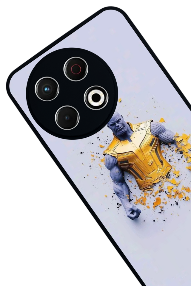 Tecno Spark 30 Pro Uyumlu Thanos Tasarımlı Glossy Premium Kılıf