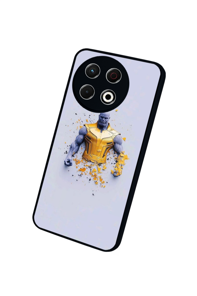 Tecno Spark 30 Pro Uyumlu Thanos Tasarımlı Glossy Premium Kılıf