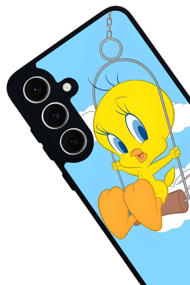 Samsung Galaxy A16 Uyumlu Tweety Tasarımlı Glossy Premium Kılıf