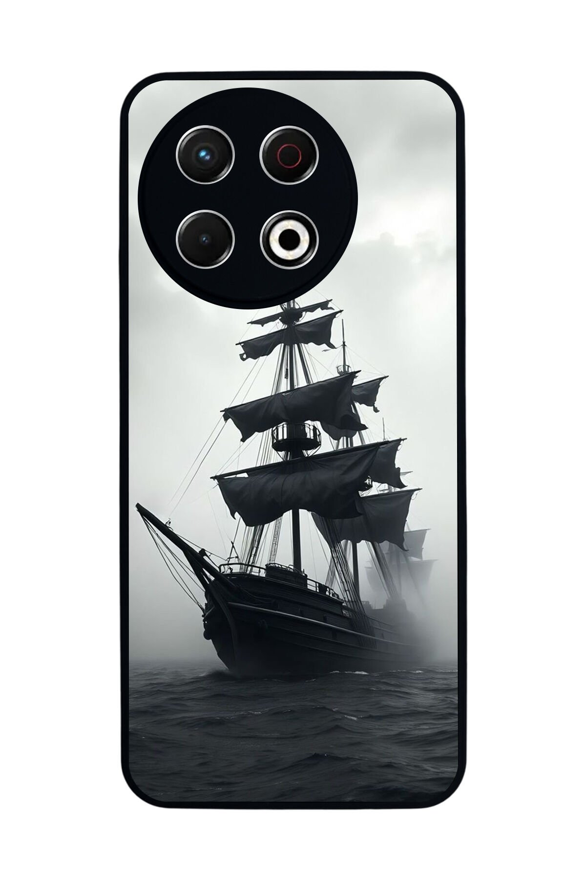 Tecno Spark 30 Pro Uyumlu Korsan Tasarımlı Glossy Premium Kılıf