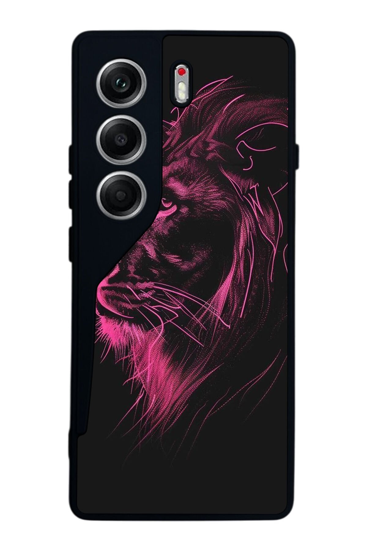 Tecno Camon 40 Uyumlu Aslan Tasarımlı Glossy Premium Kılıf