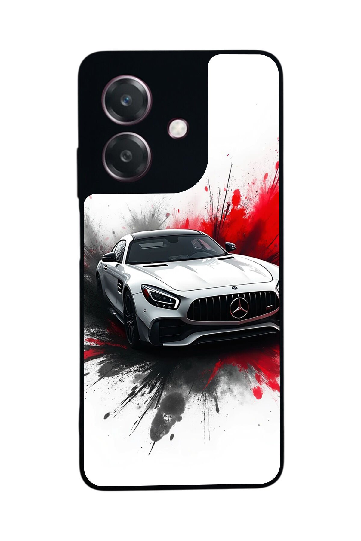 Oppo A3 5G Uyumlu Mercedes Tasarımlı Glossy Premium Kılıf